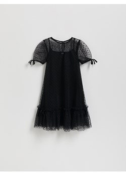Reserved - Sukienka w groszki - czarny - id: 291FW-99X - marki Reserved - 187258070 Reserved - Sukienka w groszki - czarny ze sklepu Reserved w kategorii Sukienki dziewczęce - zdjęcie 187258070