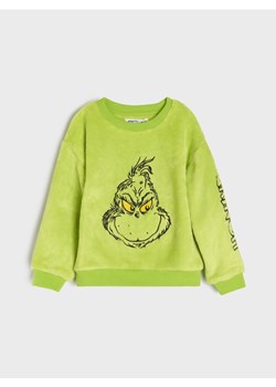 Sinsay - Bluza crewneck Grinch - zielony - id: 034FX-76X - marki Sinsay - 187259063 Sinsay - Bluza crewneck Grinch - zielony ze sklepu Sinsay w kategorii Bluzy chłopięce - zdjęcie 187259063