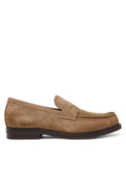 Mokasyny BOSS Dressletic 50546911 Beżowy - id: 0000305425751 - marki BOSS HUGO BOSS - 187259333 Mokasyny BOSS Dressletic 50546911 Beżowy ze sklepu eobuwie.pl w kategorii Mokasyny męskie - zdjęcie 187259333