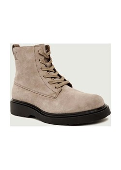 Calvin Klein Buty wysokie COMBAT | zamsz - id: CK255M000139E35 - marki Calvin Klein - 187260710 Calvin Klein Buty wysokie COMBAT | zamsz ze sklepu Gomez Fashion Store w kategorii Buty zimowe męskie - zdjęcie 187260710