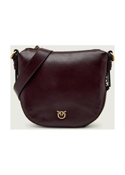 Pinko Skórzane hobo AROUND MINI - id: PI255W000036E02 - marki Pinko - 187260714 Pinko Skórzane hobo AROUND MINI ze sklepu Gomez Fashion Store w kategorii Torebki hobo - zdjęcie 187260714