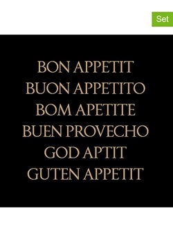 ppd Serwetki (40 szt.) "Bon Appetit, Guten Appetit" w kolorze czarnym - id: 17178946 - marki Ppd - 187261921 ppd Serwetki (40 szt.) "Bon Appetit, Guten Appetit" w kolorze czarnym ze sklepu Limango Polska w kategorii Akcesoria kuchenne - zdjęcie 187261921