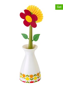 Vigar Szczotka "Tulip" ze wzorem do zmywania - wys. 24,5 cm - id: 17540506 - marki Vigar - 187261973 Vigar Szczotka "Tulip" ze wzorem do zmywania - wys. 24,5 cm ze sklepu Limango Polska w kategorii Akcesoria kuchenne - zdjęcie 187261973