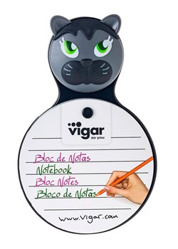 Vigar Notatnik &quot;Felix&quot; w kolorze szarym - 11 x 21 cm ze sklepu Limango Polska w kategorii Akcesoria kuchenne - zdjęcie 187262071