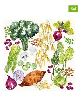 ppd Serwetki (40 szt.) "Veggies" w kolorze zielono-fioletowym - id: 17823691 - marki Ppd - 187262461 ppd Serwetki (40 szt.) "Veggies" w kolorze zielono-fioletowym ze sklepu Limango Polska w kategorii Akcesoria kuchenne - zdjęcie 187262461