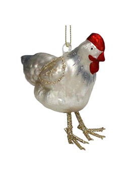 Kersten Ozdoba choinkowa "Chicken" w kolorze białym - wys. 9,5 cm - id: 17896738 - marki Kersten - 187262700 Kersten Ozdoba choinkowa "Chicken" w kolorze białym - wys. 9,5 cm ze sklepu Limango Polska w kategorii Dekoracje bożonarodzeniowe - zdjęcie 187262700
