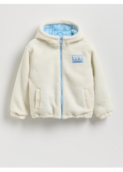 Reserved - Kurtka z imitacji baranka Lilo i Stitch - złamana biel - id: 244EX-01X - marki Reserved - 187263154 Reserved - Kurtka z imitacji baranka Lilo i Stitch - złamana biel ze sklepu Reserved w kategorii Kurtki dziewczęce - zdjęcie 187263154