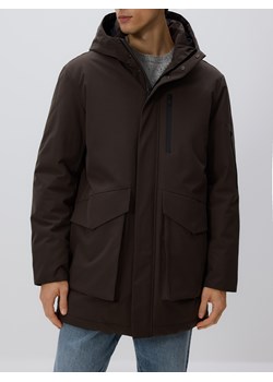 Reserved - Wodoodporna parka z kapturem - brązowy - id: 7135H-98X - marki Reserved - 187264792 Reserved - Wodoodporna parka z kapturem - brązowy ze sklepu Reserved w kategorii Parki męskie - zdjęcie 187264792
