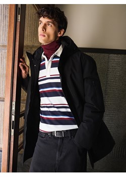 Reserved - Wodoodporna parka z kapturem - czarny - id: 7135H-99X - marki Reserved - 187264800 Reserved - Wodoodporna parka z kapturem - czarny ze sklepu Reserved w kategorii Parki męskie - zdjęcie 187264800