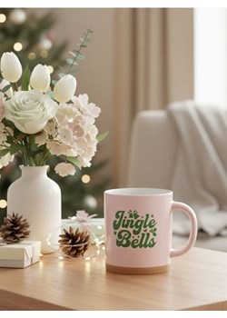Sinsay - Świąteczny kubek z napisem Jingle Bells - czerwony - id: 269GI-33X - marki Sinsay - 187266290 Sinsay - Świąteczny kubek z napisem Jingle Bells - czerwony ze sklepu Sinsay w kategorii Kubki - zdjęcie 187266290