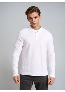 Sinsay - Bawełniana koszulka polo - biały - id: 656EY-00X - marki Sinsay - 187266402 Sinsay - Bawełniana koszulka polo - biały ze sklepu Sinsay w kategorii T-shirty męskie - zdjęcie 187266402