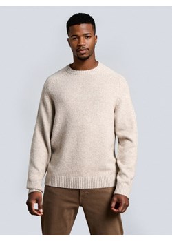 Sinsay - Sweter basic - beżowy - id: 786FZ-08M - marki Sinsay - 187266460 Sinsay - Sweter basic - beżowy ze sklepu Sinsay w kategorii Swetry męskie - zdjęcie 187266460