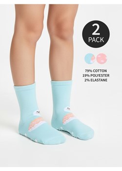 Sinsay - Skarpetki 2 pack - wielobarwny - id: 915FZ-MLC - marki Sinsay - 187266541 Sinsay - Skarpetki 2 pack - wielobarwny ze sklepu Sinsay w kategorii Skarpetki dziecięce - zdjęcie 187266541