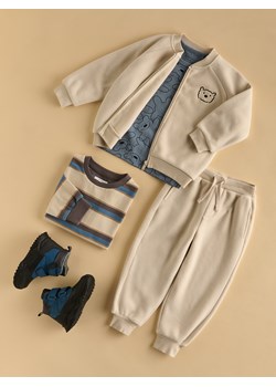 Reserved - Polarowy komplet - złamana biel - id: 065FO-01X - marki Reserved - 187267510 Reserved - Polarowy komplet - złamana biel ze sklepu Reserved w kategorii Komplety chłopięce - zdjęcie 187267510