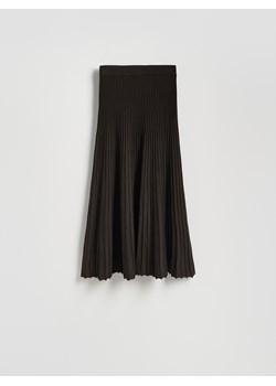 Reserved - Spódnica z prążkowanej dzianiny - brązowy - id: TE792-98X - marki Reserved - 187267564 Reserved - Spódnica z prążkowanej dzianiny - brązowy ze sklepu Reserved w kategorii Spódnice - zdjęcie 187267564