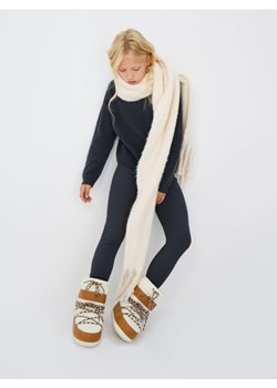 Sinsay - Legginsy z grubej prążkowanej dzianiny z polarem wewnątrz - szary - id: 310GG-90X - marki Sinsay - 187267752 Sinsay - Legginsy z grubej prążkowanej dzianiny z polarem wewnątrz - szary ze sklepu Sinsay w kategorii Spodnie dziewczęce - zdjęcie 187267752