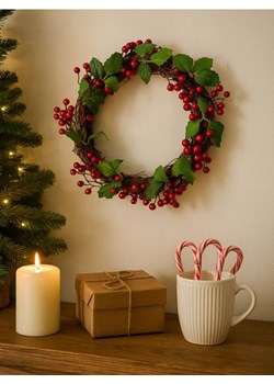 Sinsay - Wieniec dekoracyjny z motywem zimowym - wielobarwny - id: 648GH-MLC - marki Sinsay - 187267763 Sinsay - Wieniec dekoracyjny z motywem zimowym - wielobarwny ze sklepu Sinsay w kategorii Dekoracje bożonarodzeniowe - zdjęcie 187267763