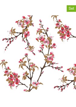 ppd Serwetki ''Fiori Rossi'' (40 szt.) w kolorze białym ze wzorem - id: 16124864 - marki Ppd - 187267830 ppd Serwetki ''Fiori Rossi'' (40 szt.) w kolorze białym ze wzorem ze sklepu Limango Polska w kategorii Akcesoria kuchenne - zdjęcie 187267830