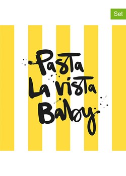 ppd Serwetki (40 szt.) "Pasta Vista" w kolorze żółto-białym - id: 16584370 - marki Ppd - 187267893 ppd Serwetki (40 szt.) "Pasta Vista" w kolorze żółto-białym ze sklepu Limango Polska w kategorii Akcesoria kuchenne - zdjęcie 187267893