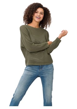 Heine Sweter w kolorze khaki - id: 17897411 - marki Heine - 187268202 Heine Sweter w kolorze khaki ze sklepu Limango Polska w kategorii Swetry damskie - zdjęcie 187268202