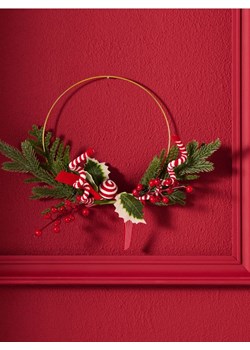 Sinsay - Świąteczny wieniec dekoracyjny - czerwony - id: 470HE-33X - marki Sinsay - 187270241 Sinsay - Świąteczny wieniec dekoracyjny - czerwony ze sklepu Sinsay w kategorii Dekoracje bożonarodzeniowe - zdjęcie 187270241