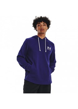 Męska bluza dresowa nierozpinana z kapturem UNDER ARMOUR UA RIVAL TERRY LC HD - granatowa - id: 179434 - marki Under Armour - 187270282 Męska bluza dresowa nierozpinana z kapturem UNDER ARMOUR UA RIVAL TERRY LC HD - granatowa ze sklepu Sportstylestory.com w kategorii Bluzy męskie - zdjęcie 187270282