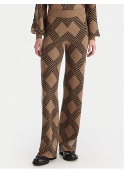 ONLY Spodnie dzianinowe Anny 15327634 Beżowy Loose Fit ze sklepu MODIVO w kategorii Spodnie damskie - zdjęcie 187270961