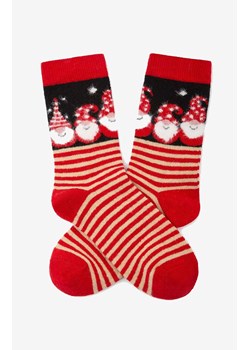 Marilyn świąteczne skarpetki damskie czerwono-beżowe D33, Kolor czerwono-beżowy, Rozmiar uniwersalny, Marilyn - id: 192718 - marki Marilyn - 187271650 Marilyn świąteczne skarpetki damskie czerwono-beżowe D33, Kolor czerwono-beżowy, Rozmiar uniwersalny, Marilyn ze sklepu Primodo w kategorii Skarpetki damskie - zdjęcie 187271650