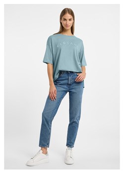 ELBSAND Koszulka "Moa" w kolorze błękitnym - id: 17846120 - marki Elbsand - 187271820 ELBSAND Koszulka "Moa" w kolorze błękitnym ze sklepu Limango Polska w kategorii Bluzki damskie - zdjęcie 187271820