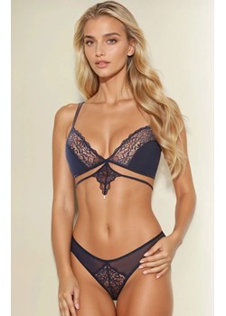 Zmysłowy komplet w kolorze granatowym Camila, Kolor granatowy, Rozmiar S/M, SoftLine Collection ze sklepu Intymna w kategorii Komplety bielizny damskiej - zdjęcie 187271993