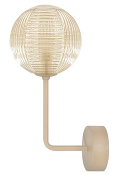 Szklany bursztunowy kinkiet G3-B11 - id: 53660 - marki Lumes - 187272141 Szklany bursztunowy kinkiet G3-B11 ze sklepu Edinos.pl w kategorii Lampy ścienne - zdjęcie 187272141