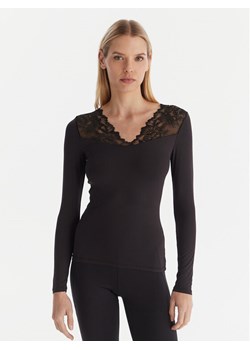 Ysabel Mora Koszulka piżamowa 19487 Czarny Slim Fit - id: 0000305550439 - marki Ysabel Mora - 187273360 Ysabel Mora Koszulka piżamowa 19487 Czarny Slim Fit ze sklepu MODIVO w kategorii Piżamy damskie - zdjęcie 187273360