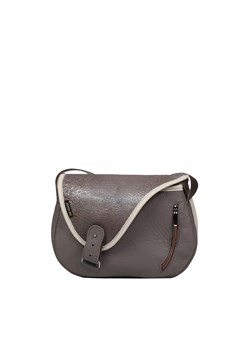 popielata torebka damska skórzana na ramię Mouse - id: 47488 - marki Słoń Torbalski - 187273651 popielata torebka damska skórzana na ramię Mouse ze sklepu Słoń Torbalski w kategorii Listonoszki - zdjęcie 187273651