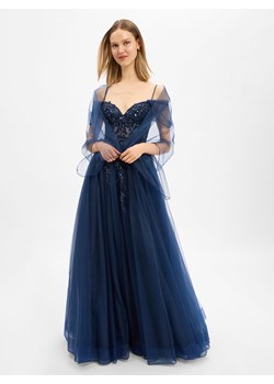 Unique Damska sukienka wieczorowa Kobiety granatowy jednolity - id: 733336-0002-00320 - marki Unique - 187273713 Unique Damska sukienka wieczorowa Kobiety granatowy jednolity ze sklepu vangraaf w kategorii Sukienki - zdjęcie 187273713