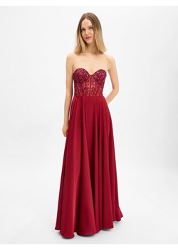 Laona Damska sukienka wieczorowa Kobiety bordowy jednolity - id: 775479-0002-00320 - marki Laona - 187273724 Laona Damska sukienka wieczorowa Kobiety bordowy jednolity ze sklepu vangraaf w kategorii Sukienki - zdjęcie 187273724