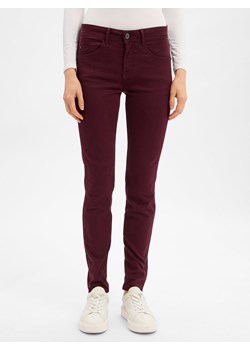 BRAX Dżinsy slim fit - Shakira Kobiety Bawełna bordowy jednolity ze sklepu vangraaf w kategorii Jeansy damskie - zdjęcie 187273753