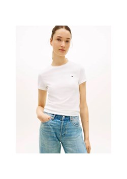 Tommy Jeans T-shirt | Slim Fit - id: TM261W000027A07 - marki Tommy Jeans - 187274104 Tommy Jeans T-shirt | Slim Fit ze sklepu Gomez Fashion Store w kategorii Bluzki damskie - zdjęcie 187274104