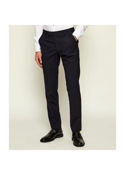 Karl Lagerfeld Wełniane spodnie | Slim Fit - id: KL242M000169690 - marki Karl Lagerfeld - 187274933 Karl Lagerfeld Wełniane spodnie | Slim Fit ze sklepu Gomez Fashion Store w kategorii Spodnie męskie - zdjęcie 187274933
