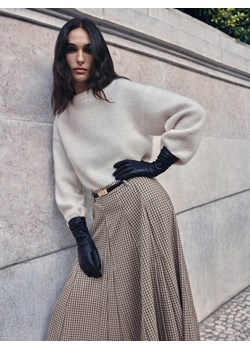 Mohito - Skórzane rękawiczki - czarny - id: 963GD-99X - marki Mohito - 187275064 Mohito - Skórzane rękawiczki - czarny ze sklepu Mohito w kategorii Rękawiczki damskie - zdjęcie 187275064