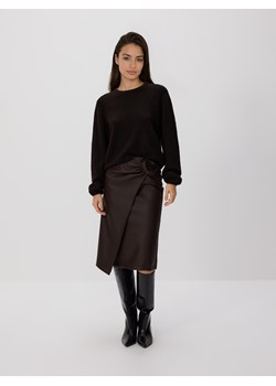 Reserved - Spódnica z imitacji skóry - ciemnobrązowy - id: YS819-89X - marki Reserved - 187275652 Reserved - Spódnica z imitacji skóry - ciemnobrązowy ze sklepu Reserved w kategorii Spódnice - zdjęcie 187275652