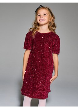 Sinsay - Sukienka z cekinami - bordowy ze sklepu Sinsay w kategorii Sukienki dziewczęce - zdjęcie 187276311