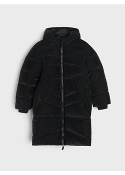 Sinsay - Pikowana kurtka puffer z kapturem - czarny - id: 880DX-99X - marki Sinsay - 187276370 Sinsay - Pikowana kurtka puffer z kapturem - czarny ze sklepu Sinsay w kategorii Kurtki chłopięce - zdjęcie 187276370