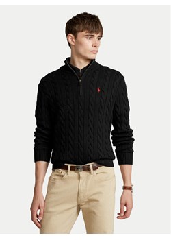 Polo Ralph Lauren Sweter 710810841006 Czarny Regular Fit ze sklepu MODIVO w kategorii Swetry męskie - zdjęcie 187276464
