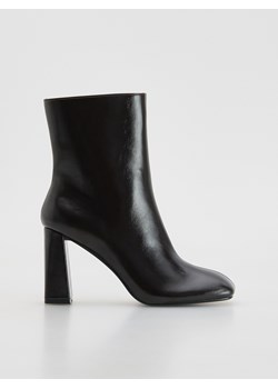 Reserved - Botki na obcasie - czarny - id: 097FF-99X - marki Reserved - 187276713 Reserved - Botki na obcasie - czarny ze sklepu Reserved w kategorii Botki - zdjęcie 187276713