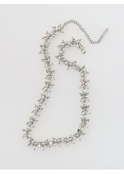 Reserved - Naszyjnik z motywem kwiatów - srebrny - id: 711IL-SLV - marki Reserved - 187276903 Reserved - Naszyjnik z motywem kwiatów - srebrny ze sklepu Reserved w kategorii Naszyjniki - zdjęcie 187276903