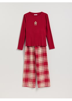Reserved - Dwuczęściowa piżama - czerwony - id: 954EX-33X - marki Reserved - 187276991 Reserved - Dwuczęściowa piżama - czerwony ze sklepu Reserved w kategorii Piżamy damskie - zdjęcie 187276991