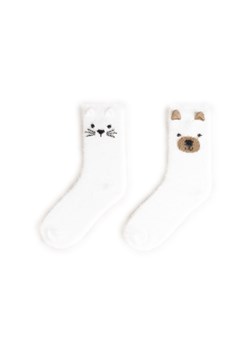 GATE Zestaw 2 długich, wzorzystych skarpet 35-38 ze sklepu gateshop w kategorii Skarpetki damskie - zdjęcie 187277114