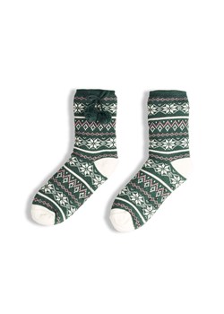 GATE Wysokie, wzorzyste, ciepłe skarpety 35-38 ze sklepu gateshop w kategorii Skarpetki damskie - zdjęcie 187277132