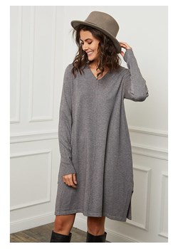 Joséfine Sukienka dzianinowa &quot;Farel&quot; w kolorze szarym ze sklepu Limango Polska w kategorii Sukienki - zdjęcie 187277402