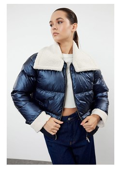 trendyol Kurtka zimowa w kolorze granatowym ze sklepu Limango Polska w kategorii Kurtki damskie - zdjęcie 187277742